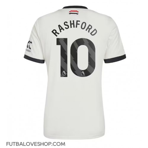 Dres Manchester United Marcus Rashford #10 Tretina 2024-25 Krátky Rukáv